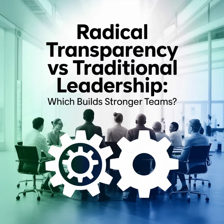 Radical Transparency Vs Traditional Leadership: Which Builds Stronger Teams?