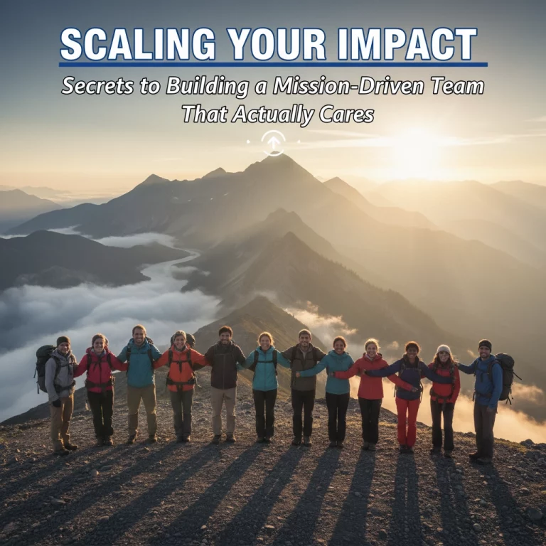 Scaling Your Impact: Secrets to Building a Mission-Driven Team That Actually Cares